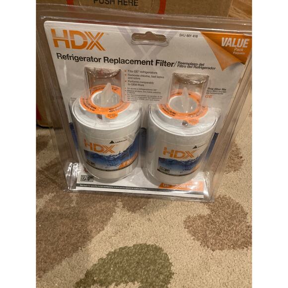 Hdx refrigerator replacement filter de model mè value pack - Picture 1 of 3
